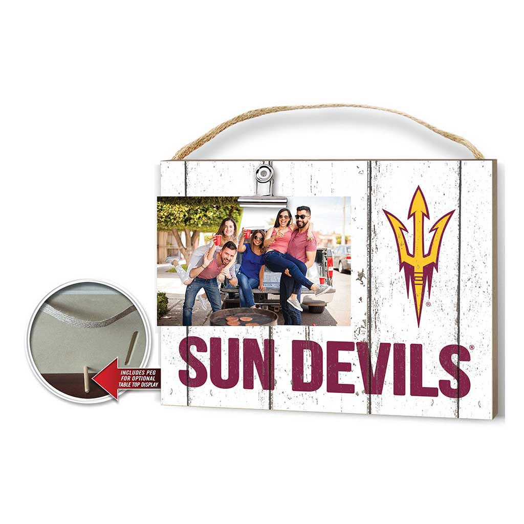 Clip It Weathered Logo Photo Frame Arizona State Sun Devils