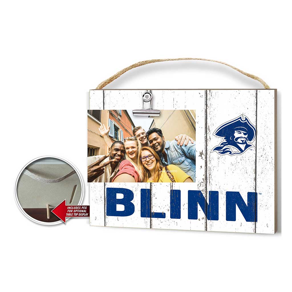 Clip It Weathered Logo Photo Frame Blinn College Buccaneers