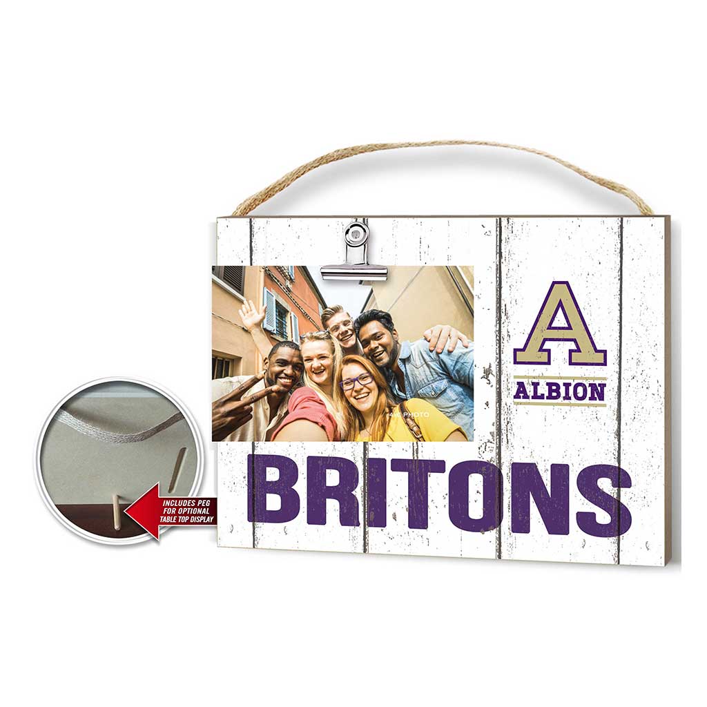 Clip It Weathered Logo Photo Frame Albion College Britons