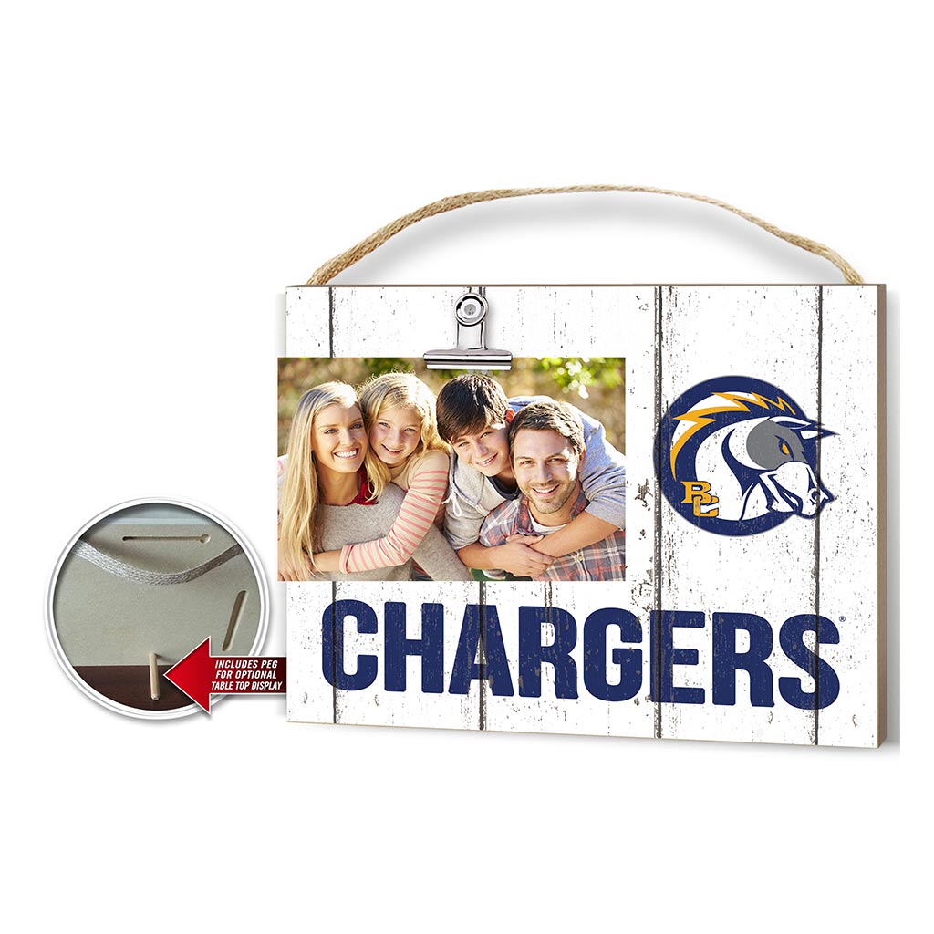 Clip It Weathered Logo Photo Frame Briar Cliff College Chargers