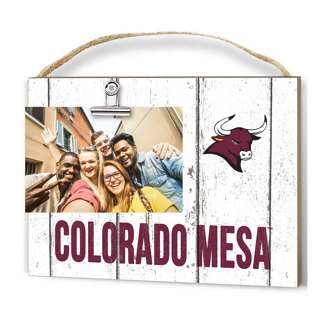 Clip It Weathered Logo Photo Frame Colorado Mesa Mavericks