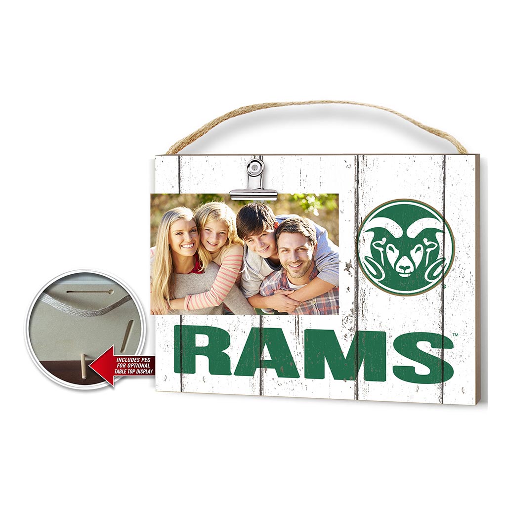 Clip It Weathered Logo Photo Frame Colorado State-Ft. Collins Rams