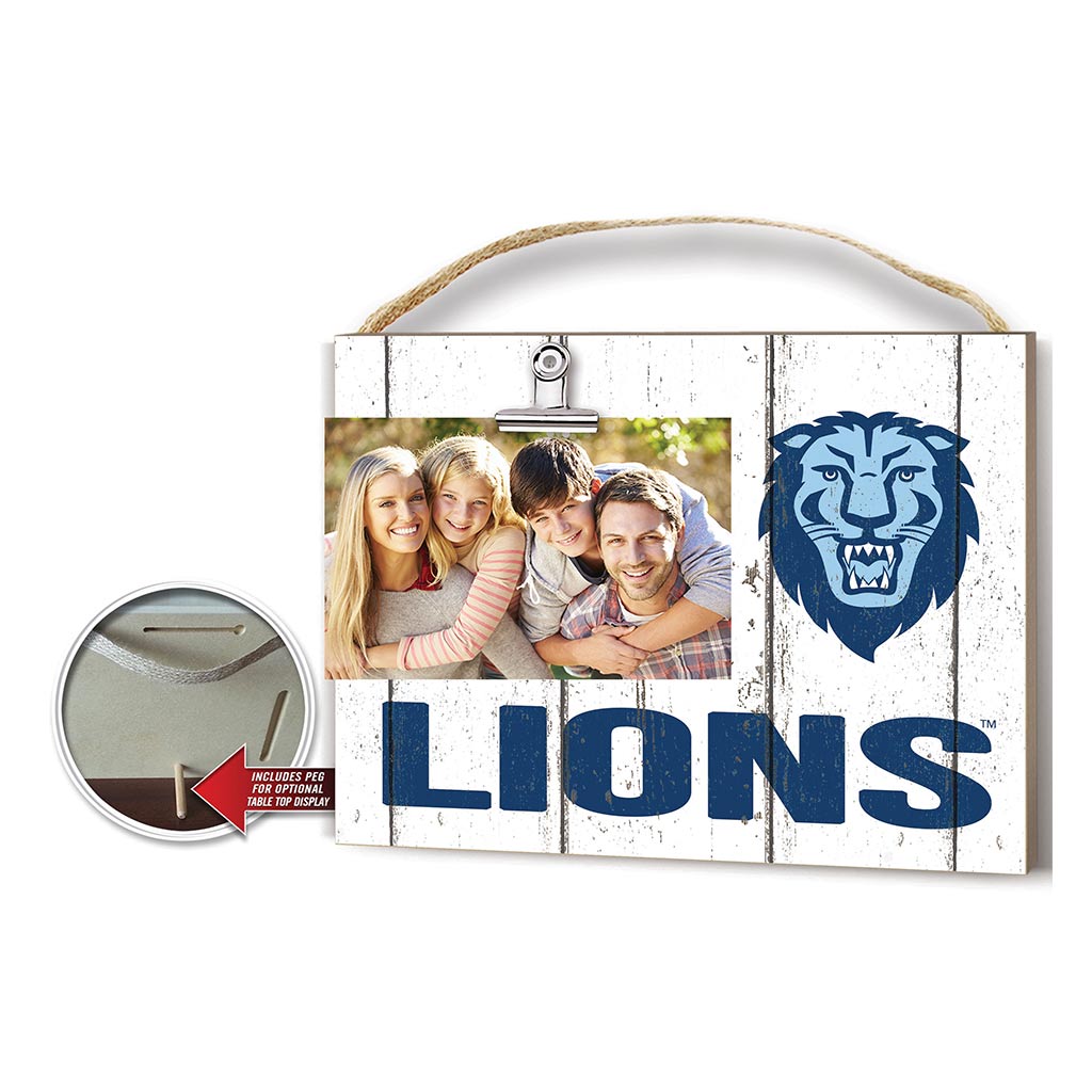 Clip It Weathered Logo Photo Frame Columbia Lions