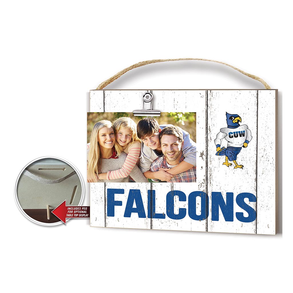 Clip It Weathered Logo Photo Frame Concordia Univ (WI) Falcons