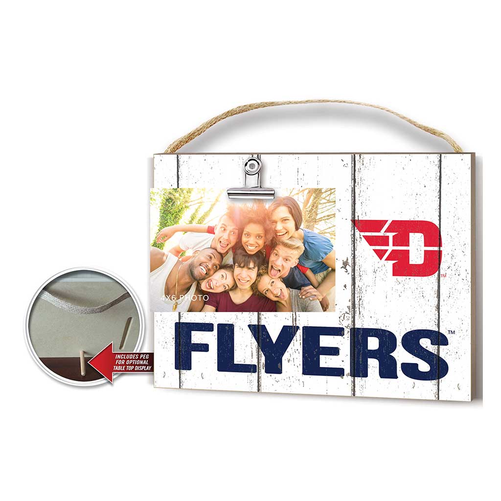 Clip It Weathered Logo Photo Frame Dayton Flyers