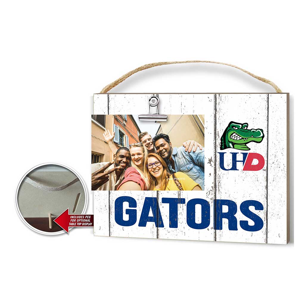 Clip It Weathered Logo Photo Frame University of Houston - Downtown Gators