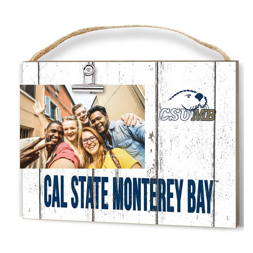 Clip It Weathered Logo Photo Frame California State Monterey Otters