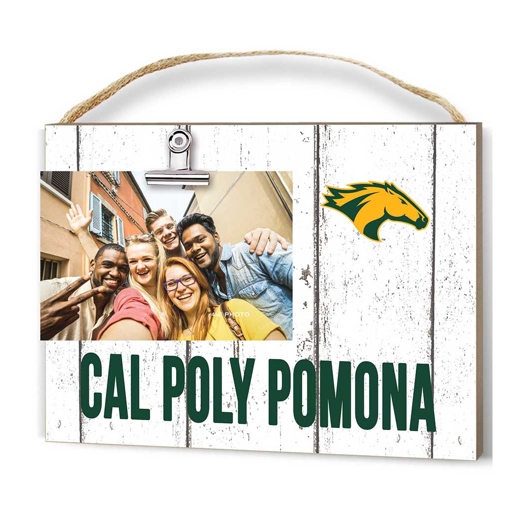 Clip It Weathered Logo Photo Frame California Polytechnic State Pomona Broncos
