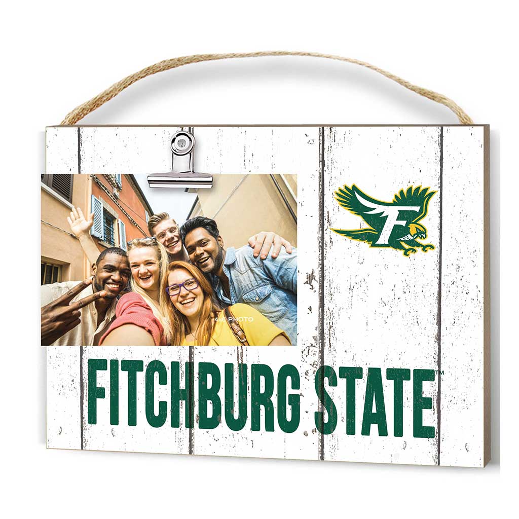Clip It Weathered Logo Photo Frame Fitchburg State University