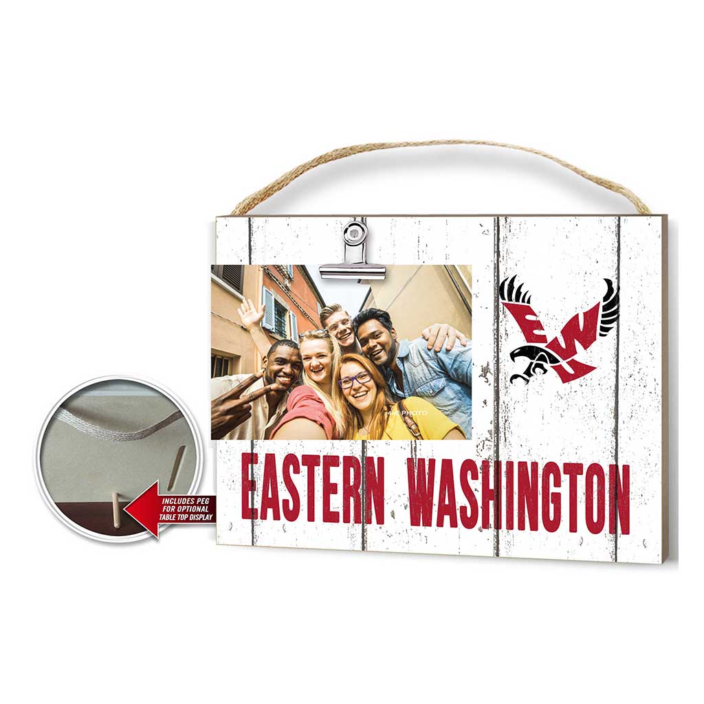 Clip It Weathered Logo Photo Frame Eastern Washington Eagles