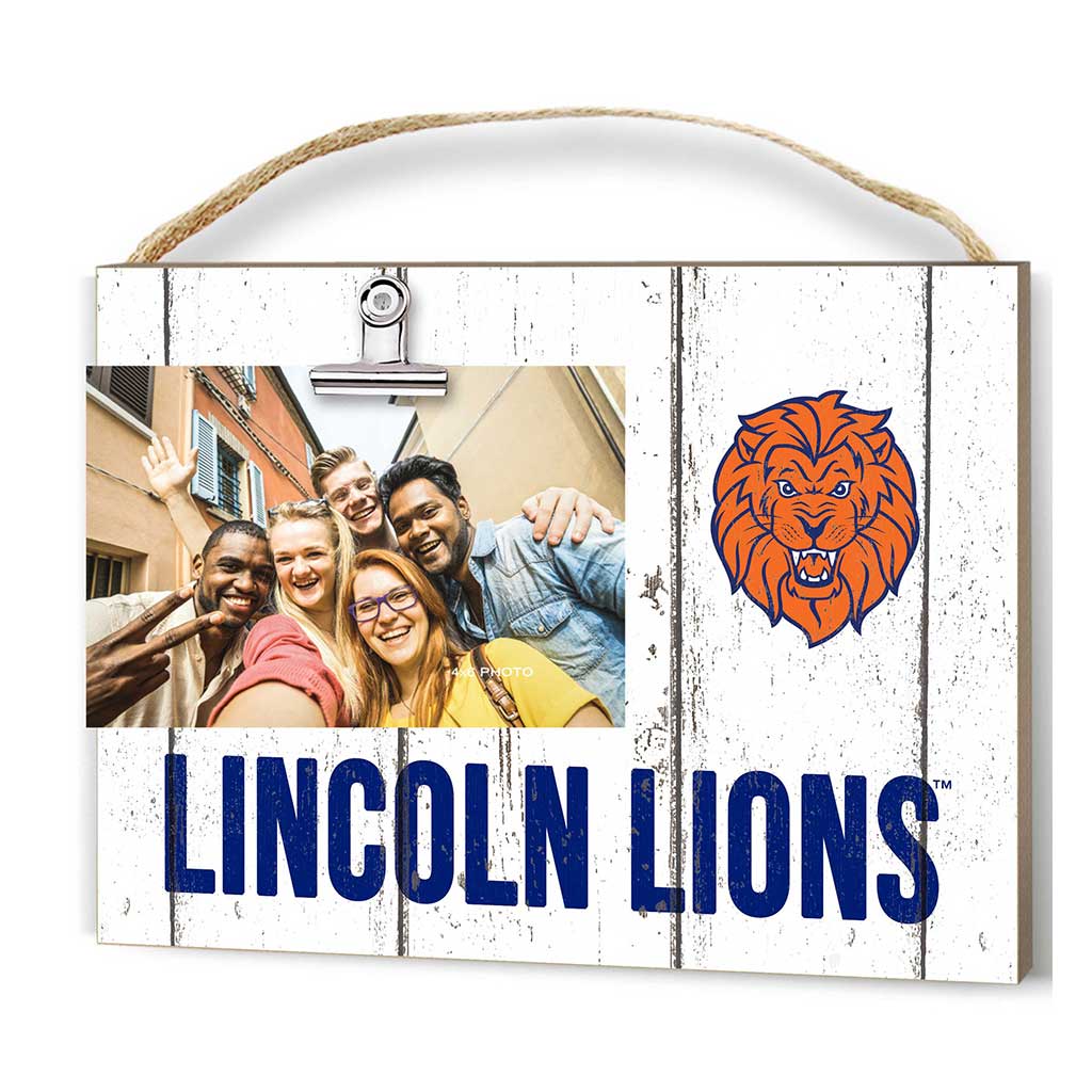 Clip It Weathered Logo Photo Frame Lincoln University Lions