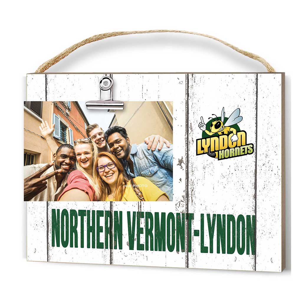 Clip It Weathered Logo Photo Frame Northern Vermont - Lyndon Hornets
