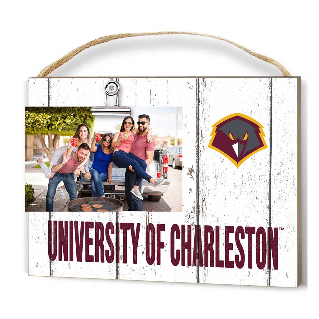 Clip It Weathered Logo Photo Frame University of Charleston Golden Eagles