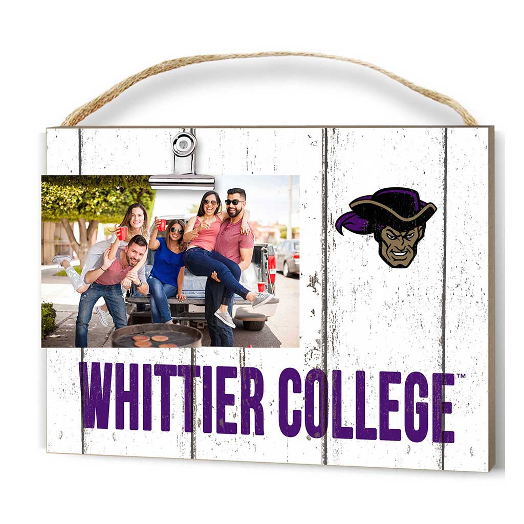 Clip It Weathered Logo Photo Frame Whittier College Poets