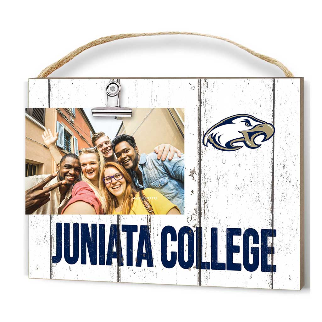 Clip It Weathered Logo Photo Frame Juniata College Eagles