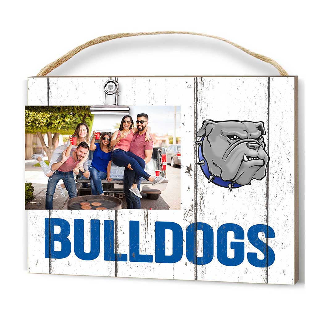 Clip It Weathered Logo Photo Frame Pitt Community College Bulldogs