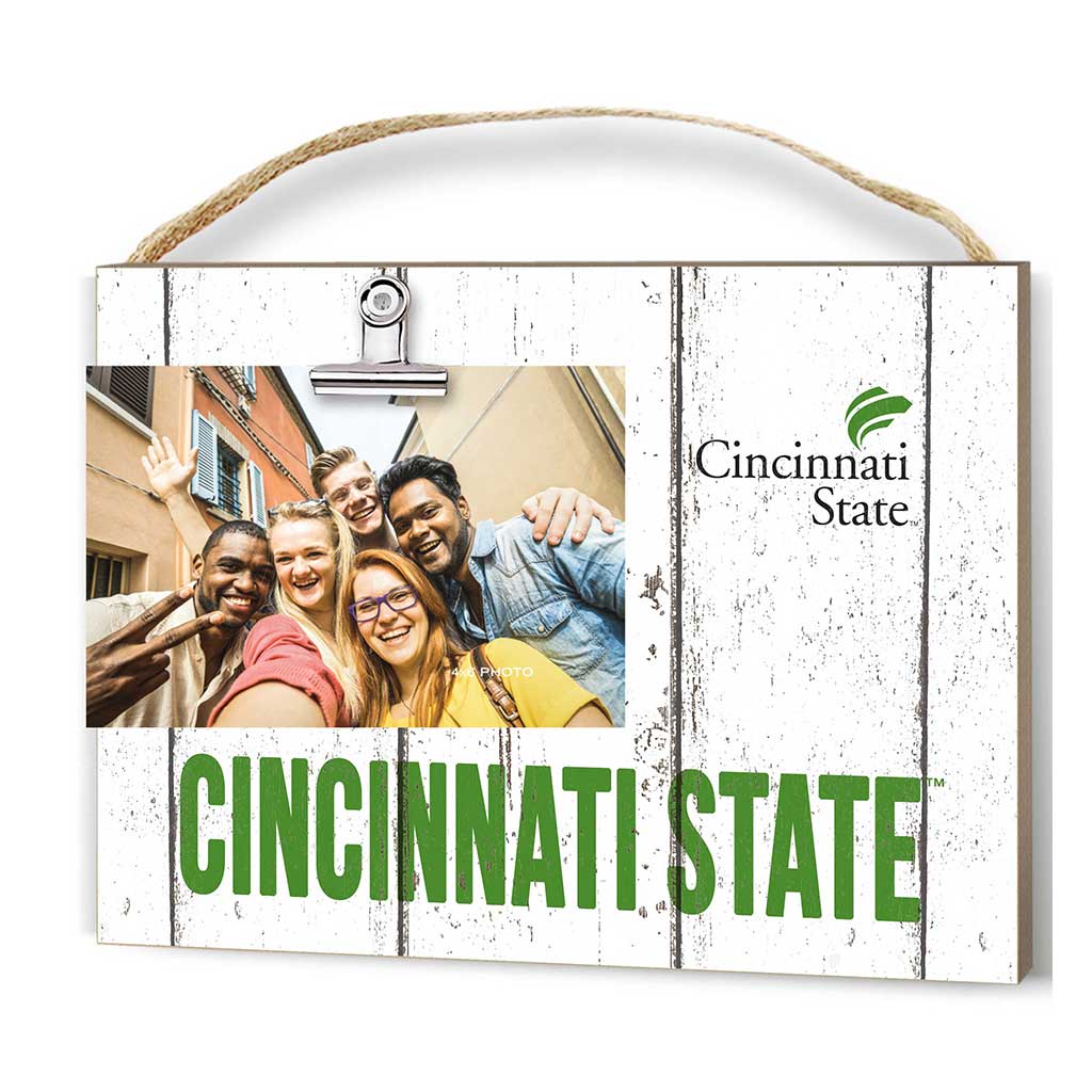 Clip It Weathered Logo Photo Frame Cincinnati State