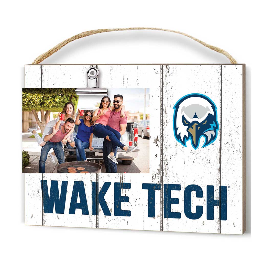 Clip It Weathered Logo Photo Frame Wake Tech Eagles