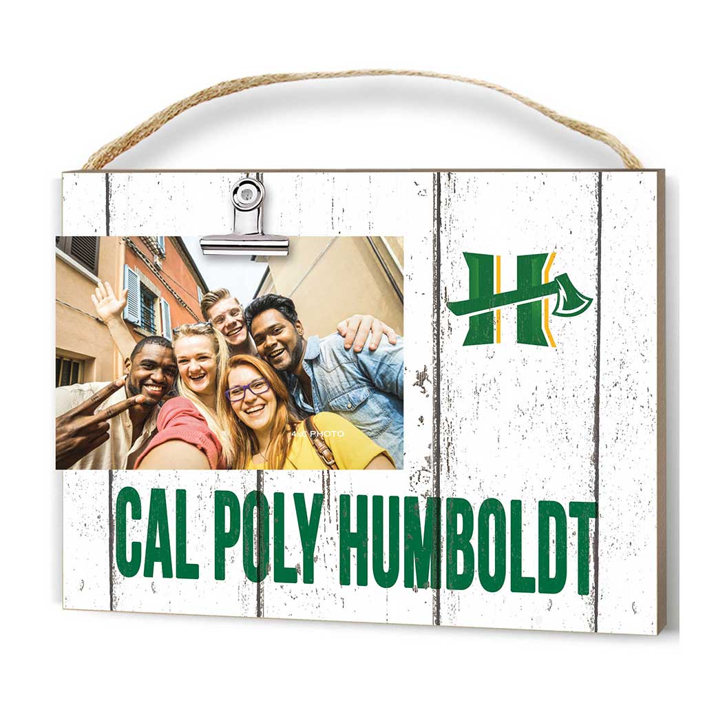Clip It Weathered Logo Photo Frame California Polytechnic Humboldt Lumberjacks