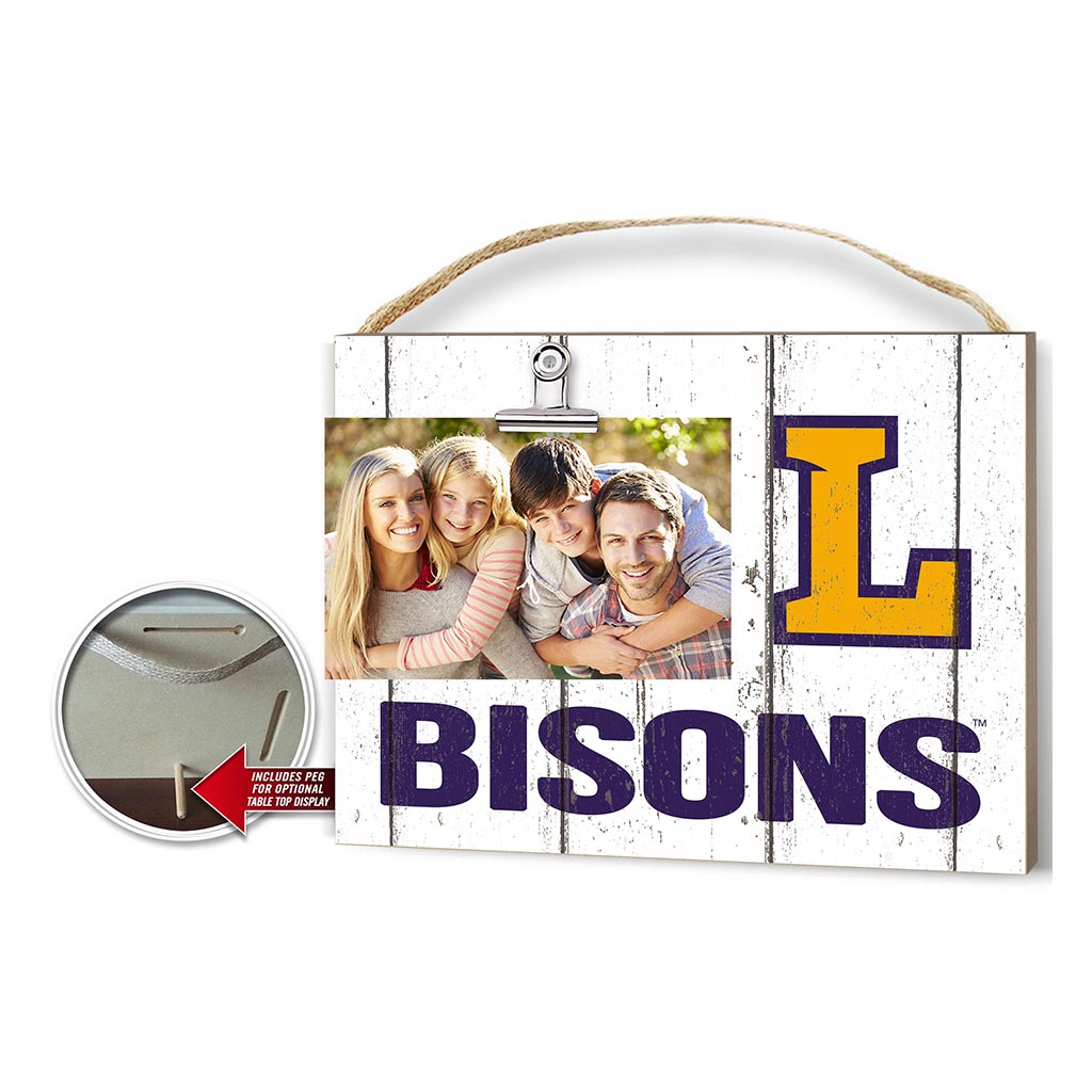 Clip It Weathered Logo Photo Frame Lipscomb Bisons