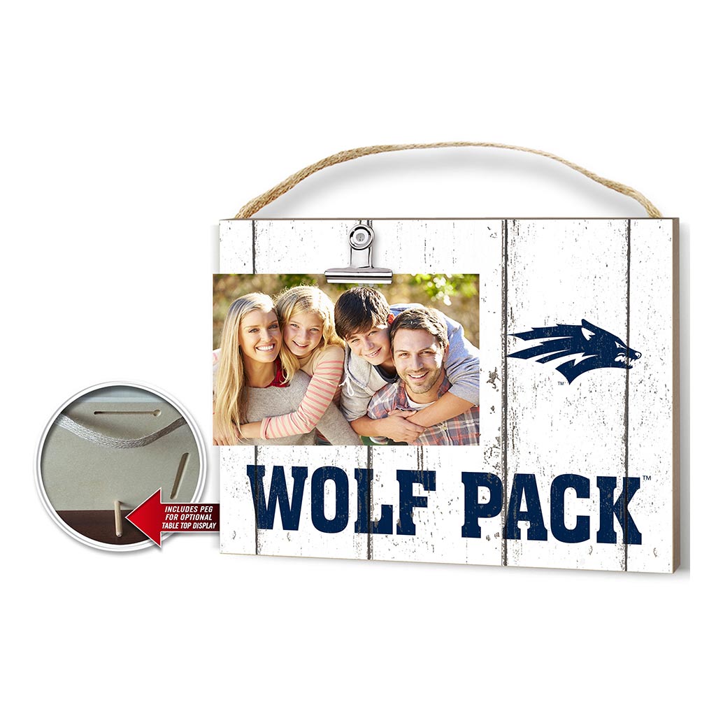 Clip It Weathered Logo Photo Frame Nevada Wolf Pack