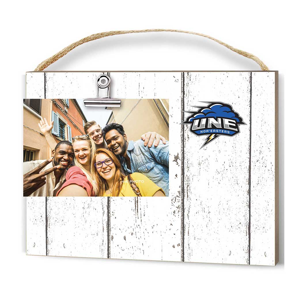 Clip It Weathered Logo Photo Frame New England NorEasters