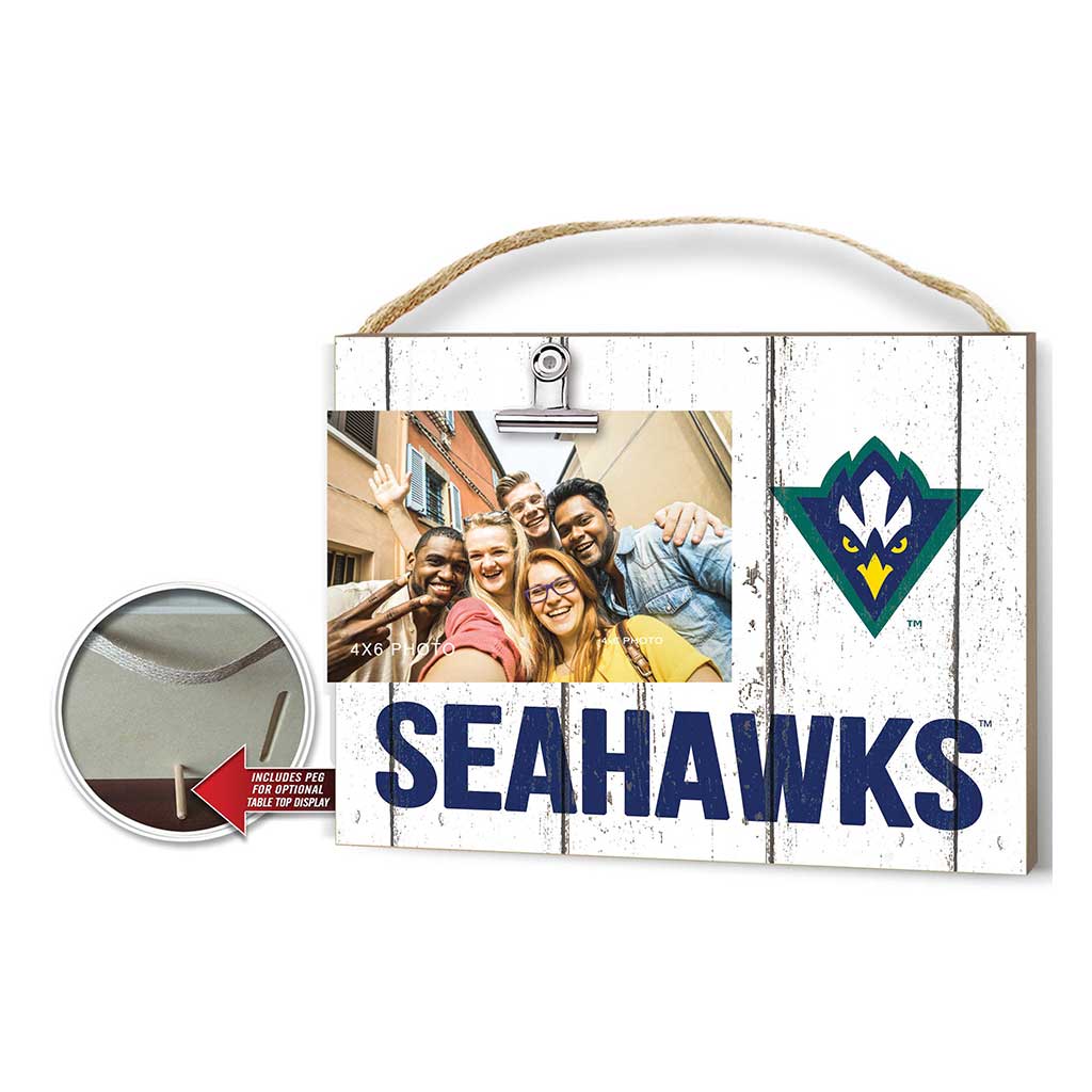 Clip It Weathered Logo Photo Frame North Carolina (Wilmington) Seahawks