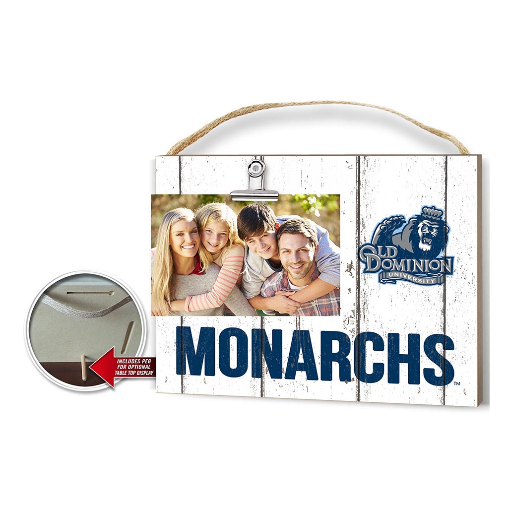 Clip It Weathered Logo Photo Frame Old Dominion Monarchs