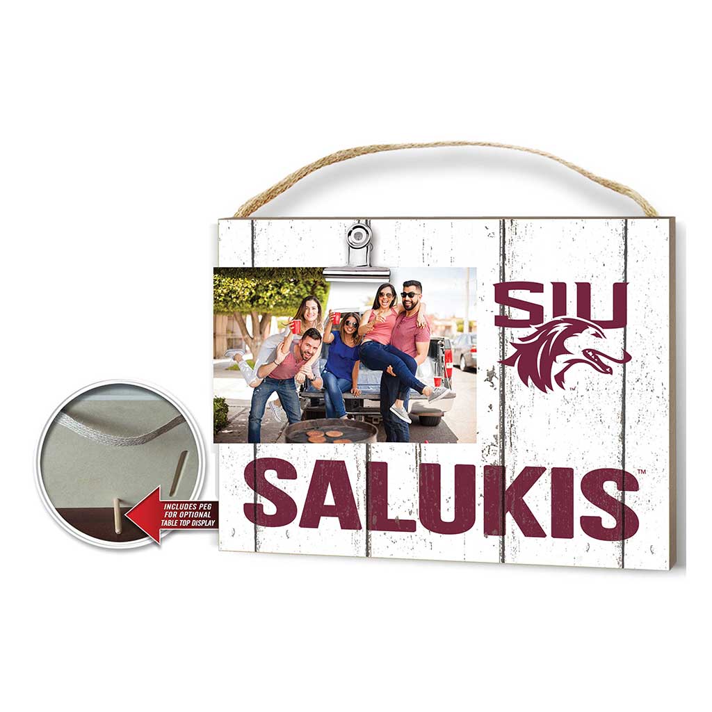 Clip It Weathered Logo Photo Frame Southern Illinois Salukis