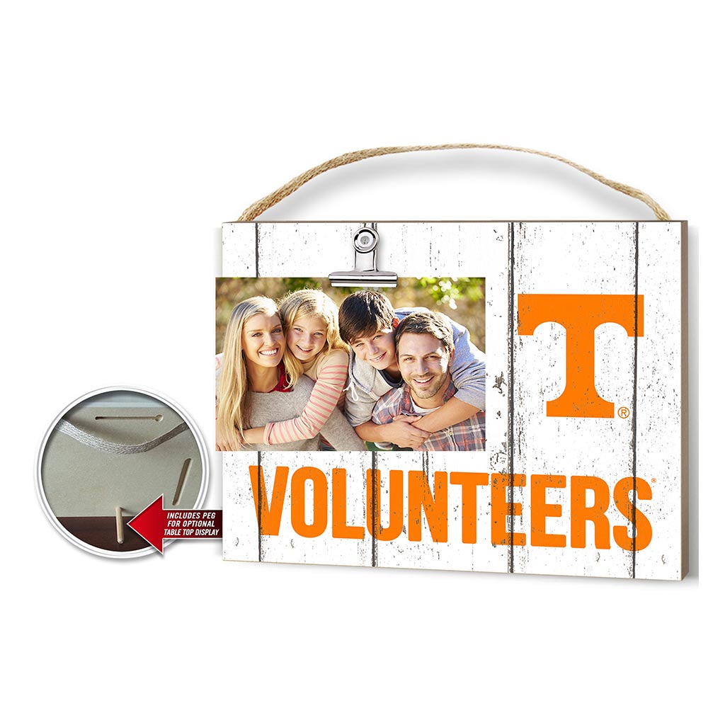 Clip It Weathered Logo Photo Frame Tennessee Volunteers