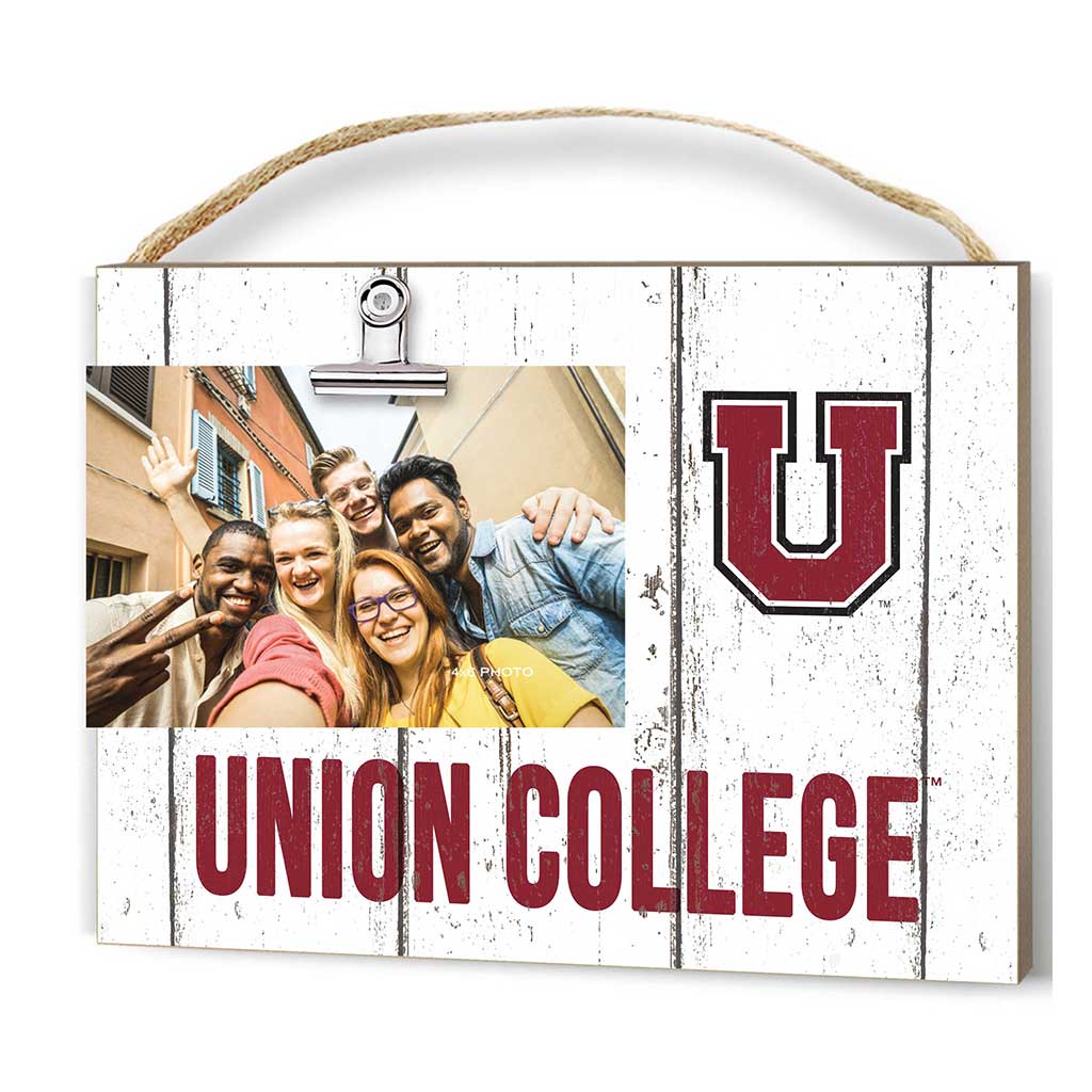 Clip It Weathered Logo Photo Frame Union College