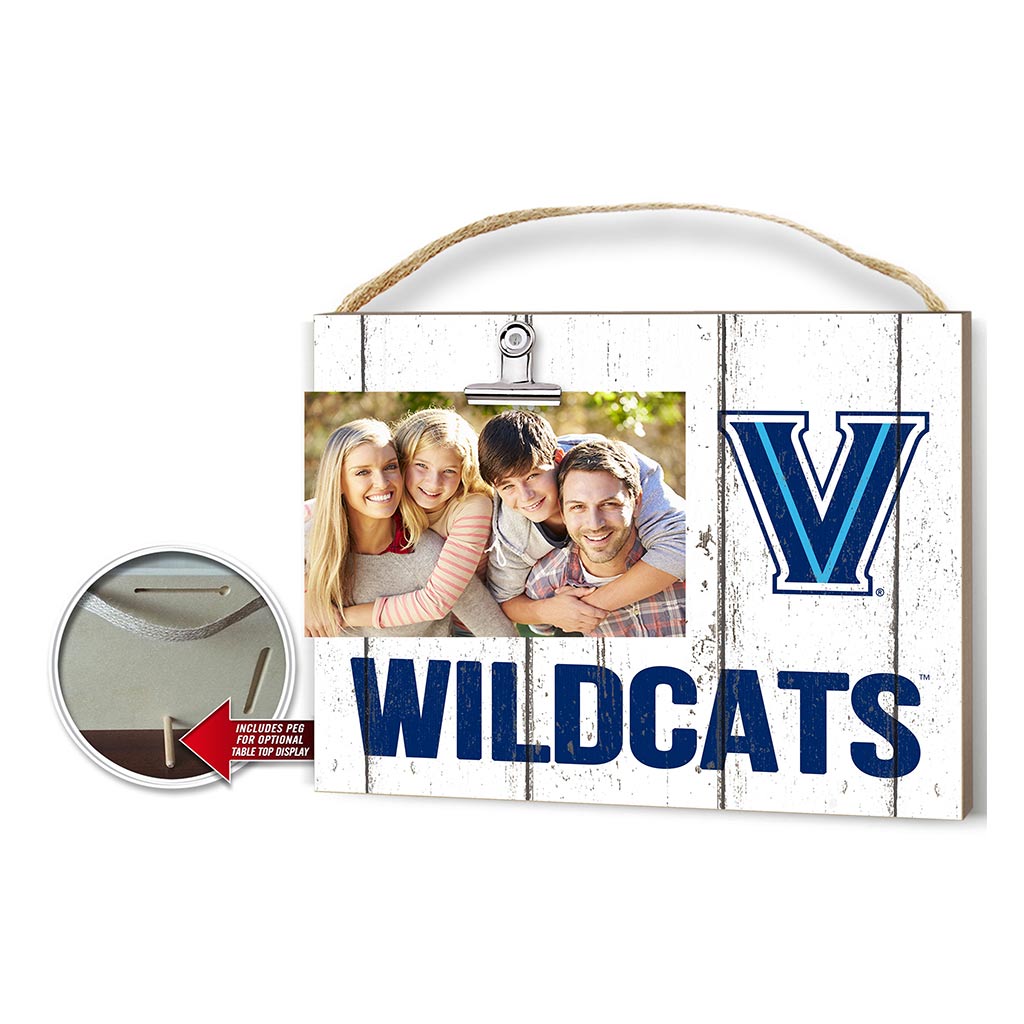 Clip It Weathered Logo Photo Frame Villanova Wildcats