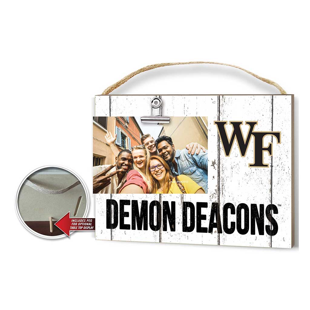 Clip It Weathered Logo Photo Frame Wake Forest Demon Deacons