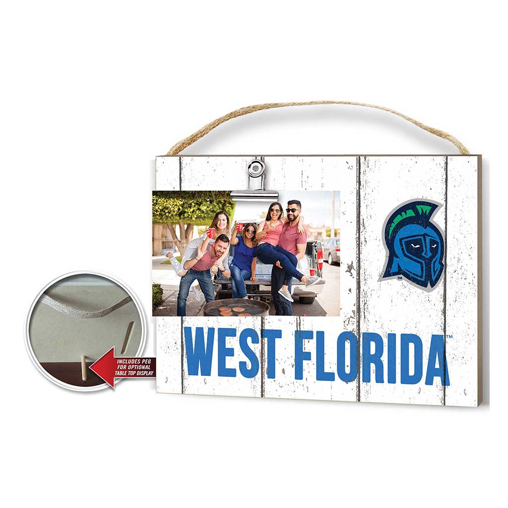 Clip It Weathered Logo Photo Frame West Florida University Argonauts
