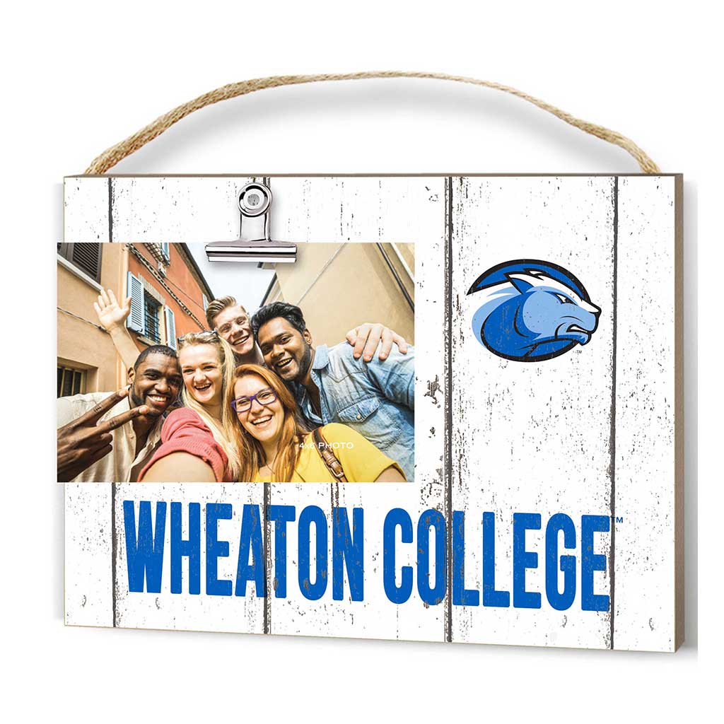 Clip It Weathered Logo Photo Frame Wheaton College Lyons