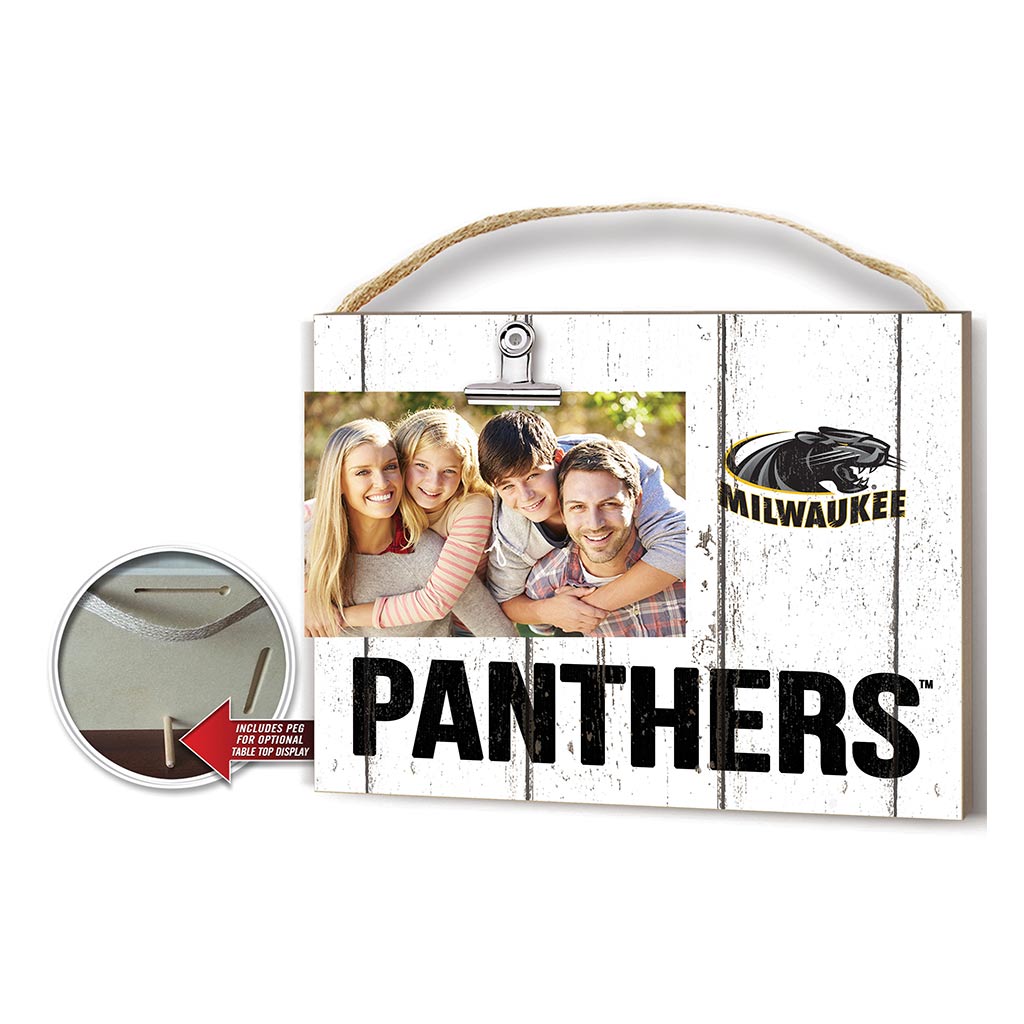 Clip It Weathered Logo Photo Frame Wisconsin (Milwaukee) Panthers