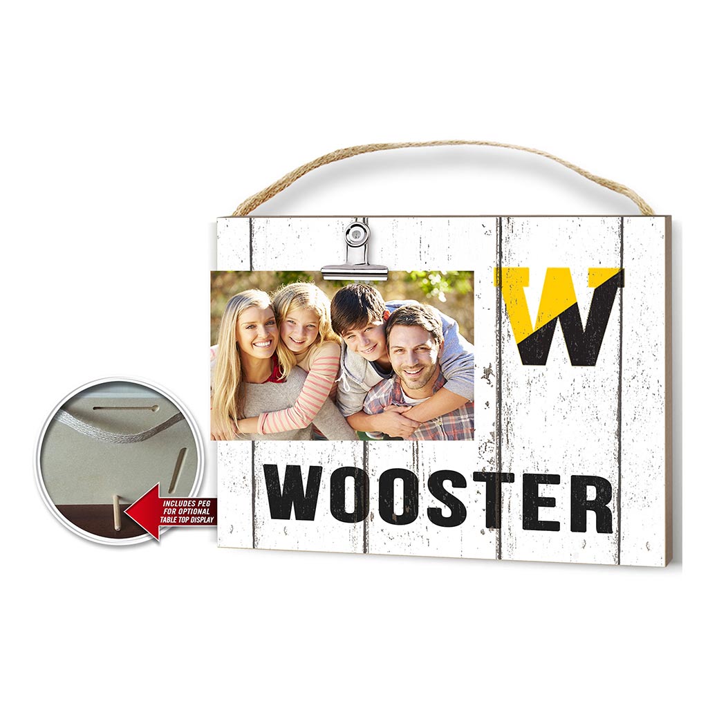 Clip It Weathered Logo Photo Frame College of Wooster Fighting Scots