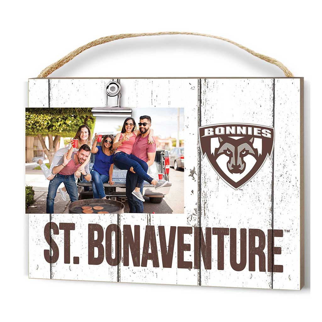 Clip It Weathered Logo Photo Frame St. Bonaventure Bonnies