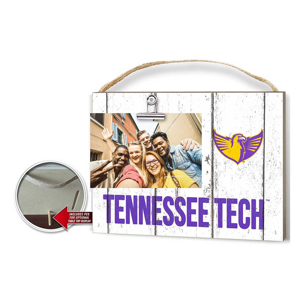 Clip It Weathered Logo Photo Frame Tennessee Tech Golden Eagles