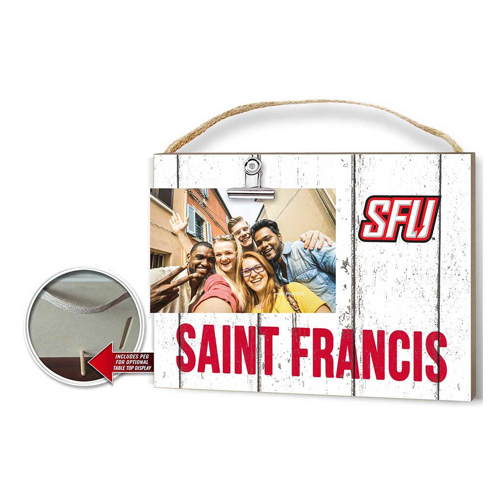 Clip It Weathered Logo Photo Frame Saint Francis Red Flash