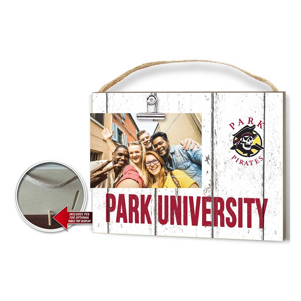 Clip It Weathered Logo Photo Frame Park University Pirates