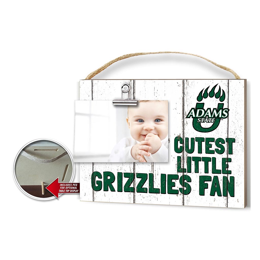 Cutest Little Weathered Logo Clip Photo Frame Adams State Grizzlies