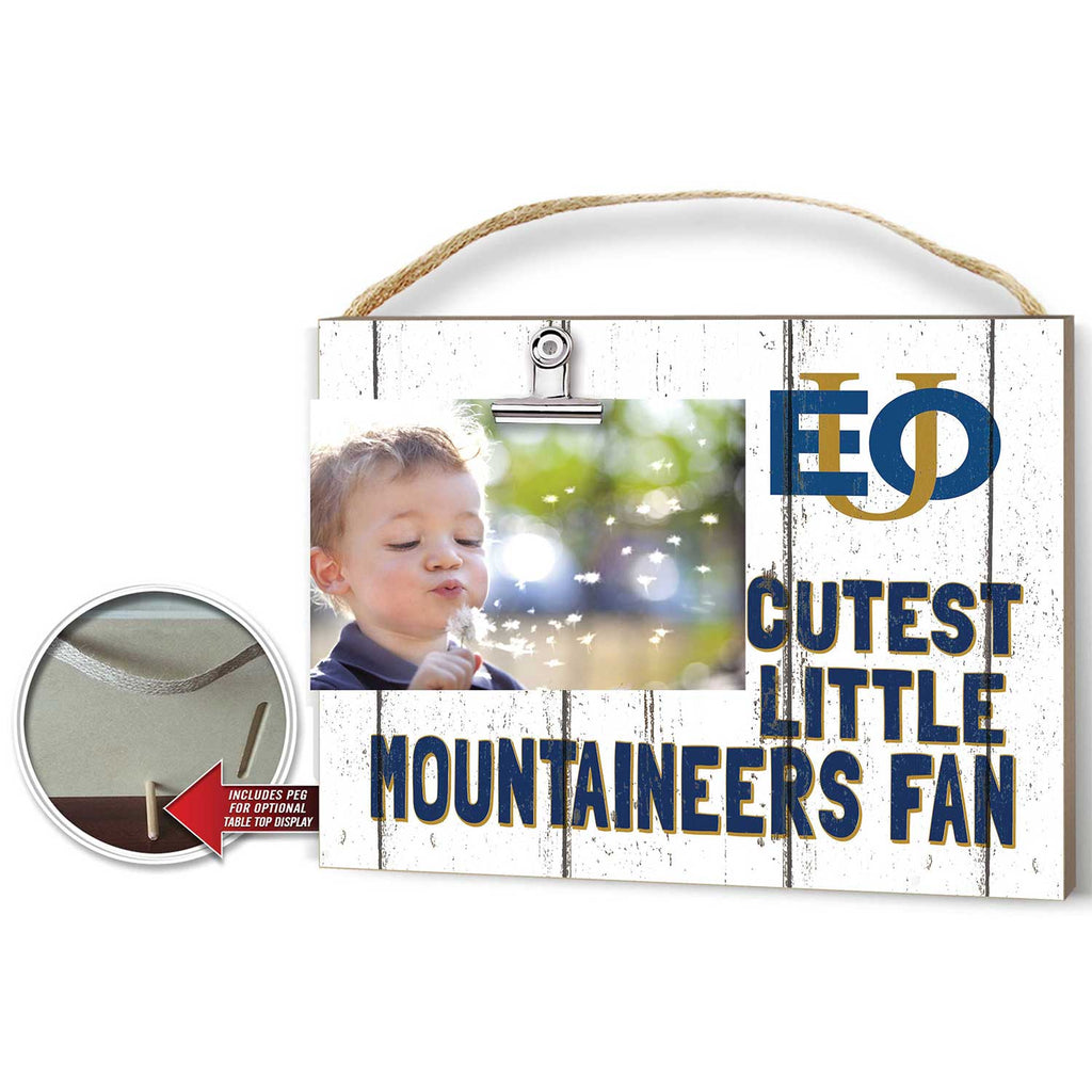 Cutest Little Weathered Logo Clip Photo Frame Eastern Oregon University Mountaineers