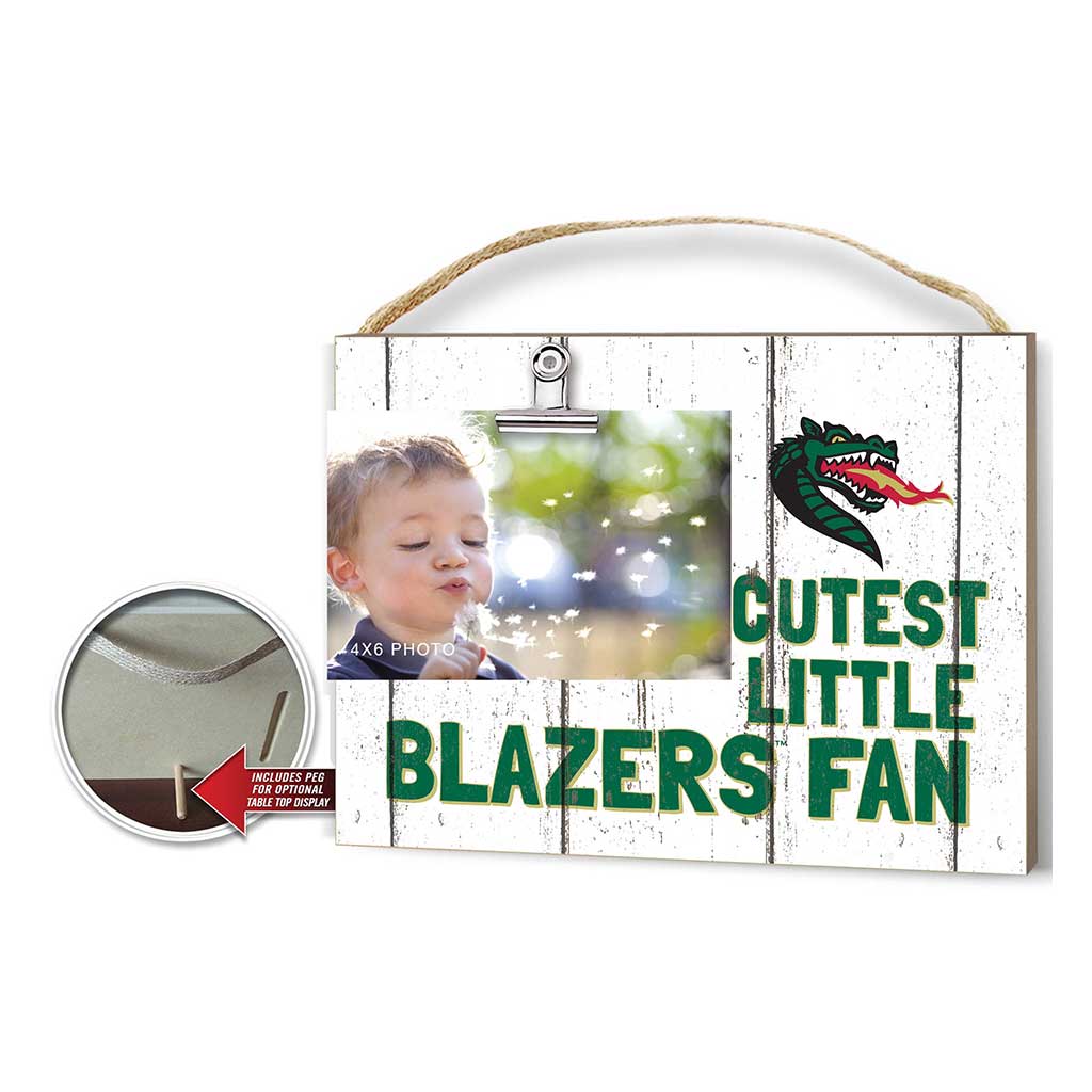 Cutest Little Weathered Logo Clip Photo Frame Alabama Birmingham Blazers