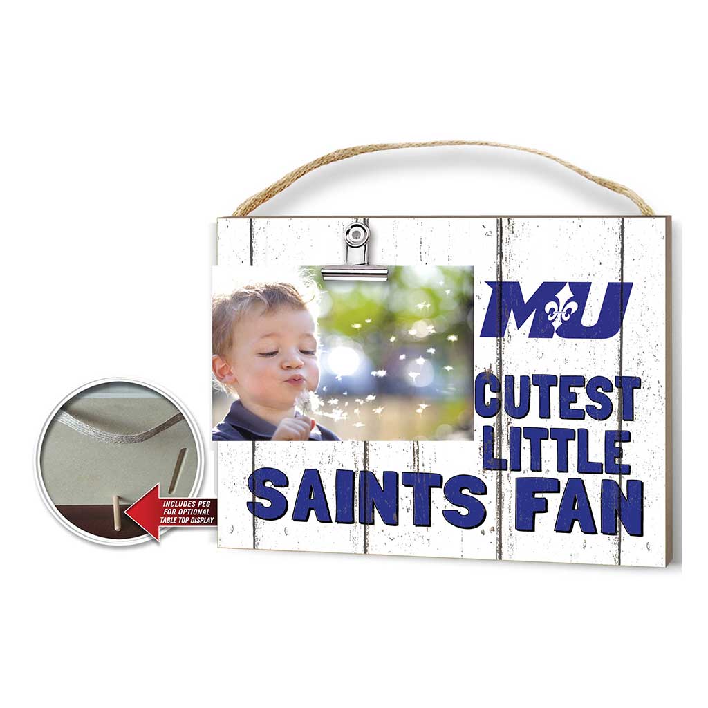 Cutest Little Weathered Logo Clip Photo Frame Marymount University Saints