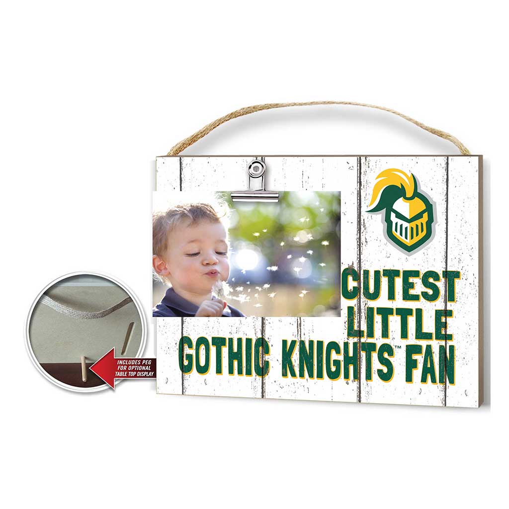 Cutest Little Weathered Logo Clip Photo Frame New Jersey City University Gothic Knights