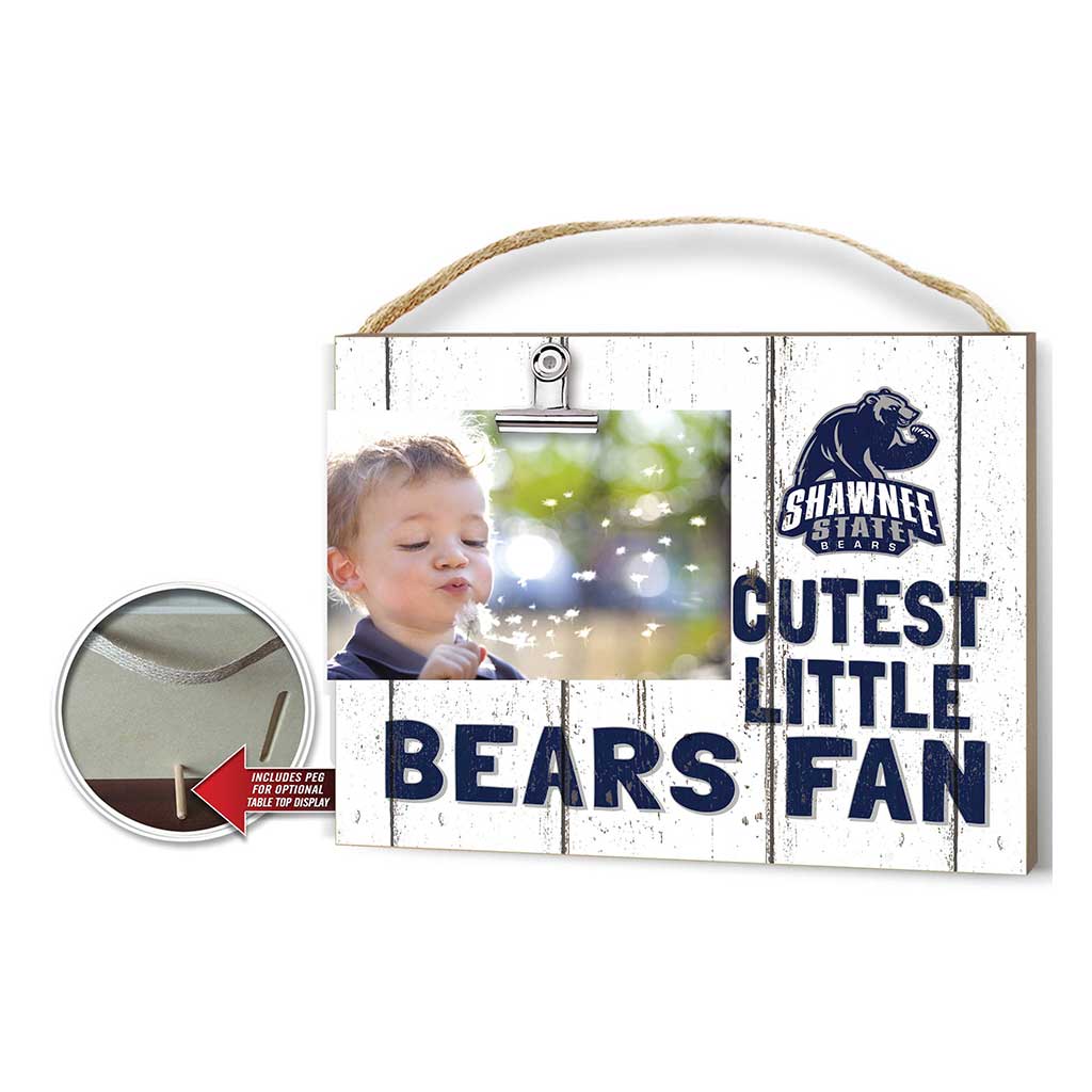 Cutest Little Weathered Logo Clip Photo Frame Shawnee State University Bears
