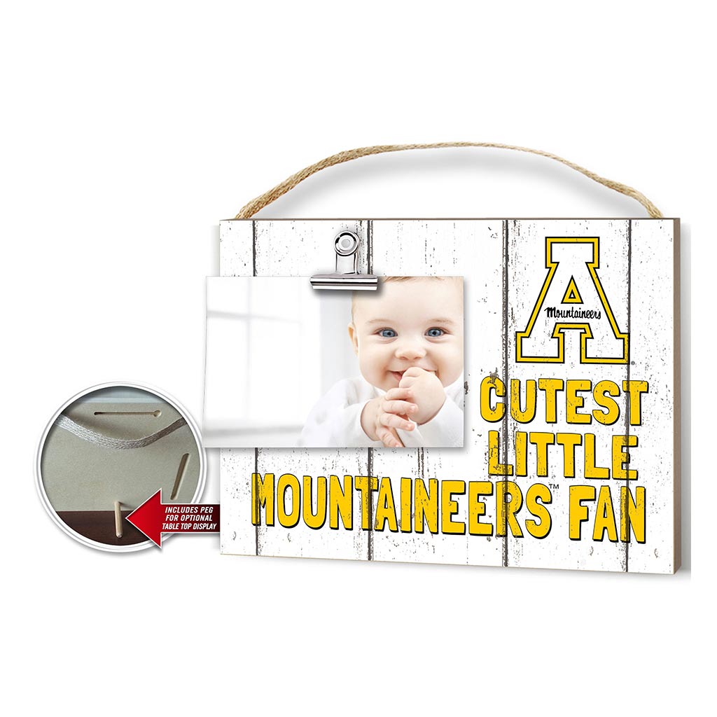 Cutest Little Weathered Logo Clip Photo Frame Appalachian State Mountaineers