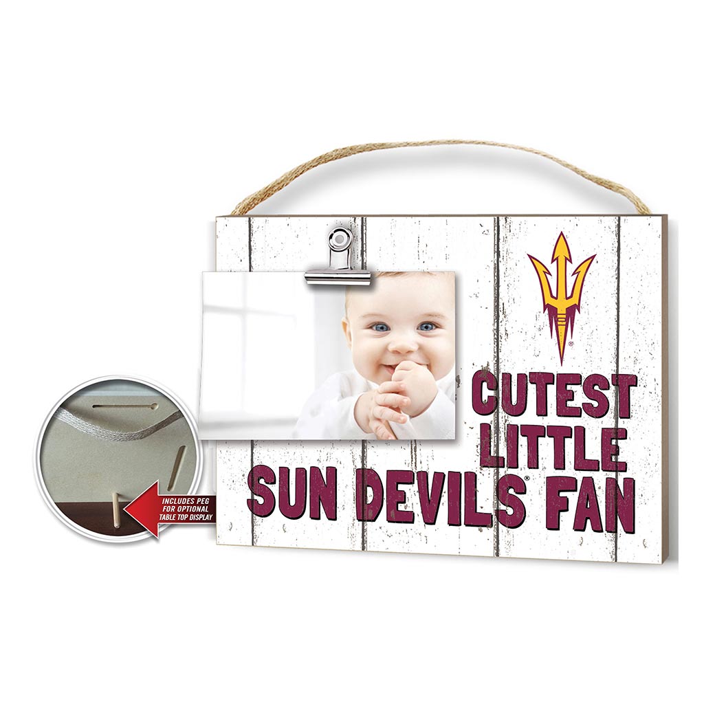 Cutest Little Weathered Logo Clip Photo Frame Arizona State Sun Devils