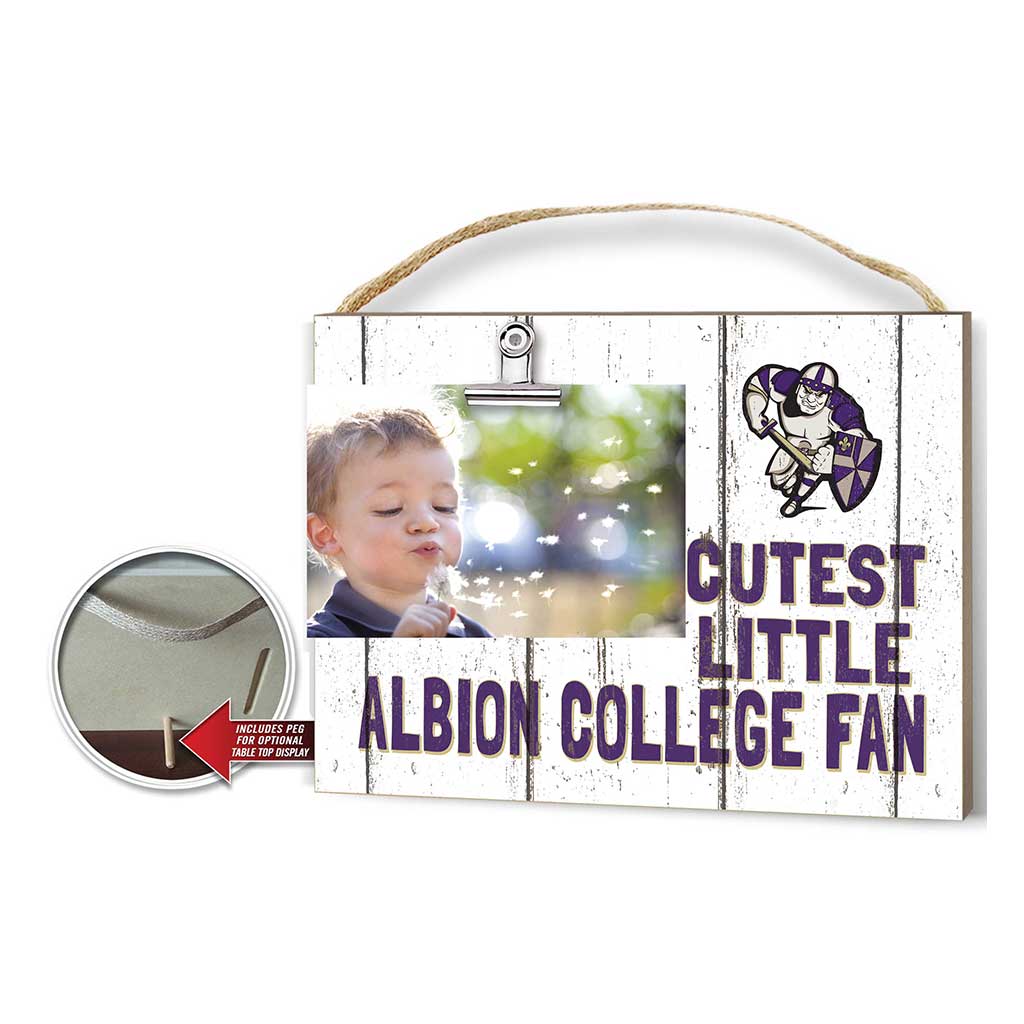 Cutest Little Weathered Logo Clip Photo Frame Albion College Britons